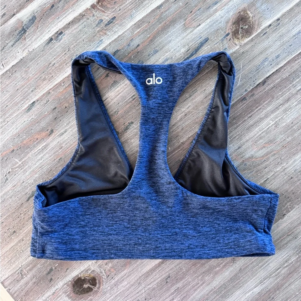 Alo yoga Alosoft Center Stage Racerback Sports Bra - Picture 2 of 3